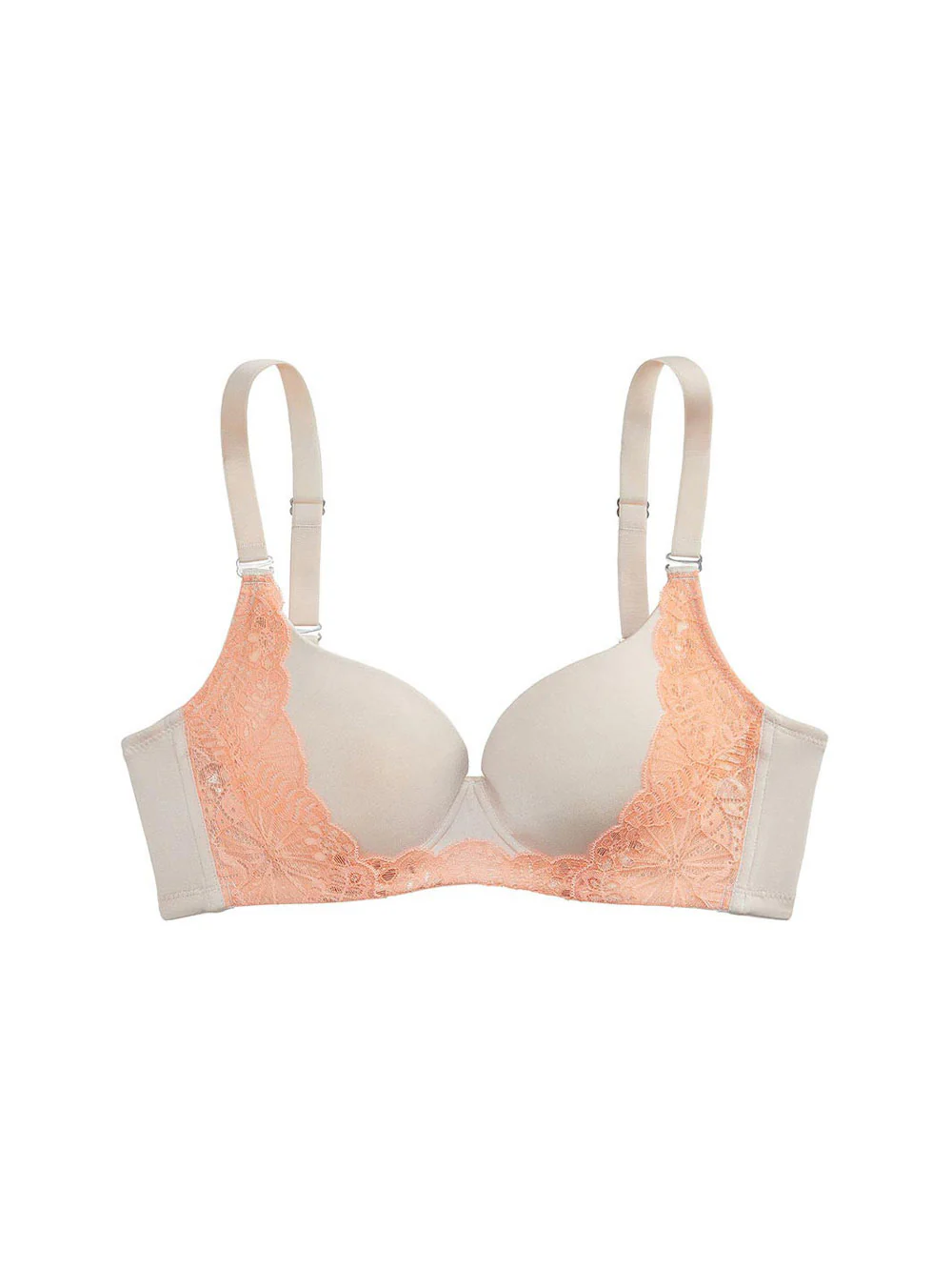 Abigail Contoured Bra, Petite, Smooth Cup, Push-Up Cups, Wide Band